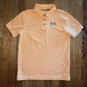 Under Armour polo shirt, loose, heat gear, YM